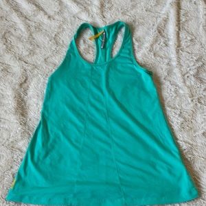 Lole   Green UF 50+ Wicking  Quick Dry Racerback Active Tank Top Size S